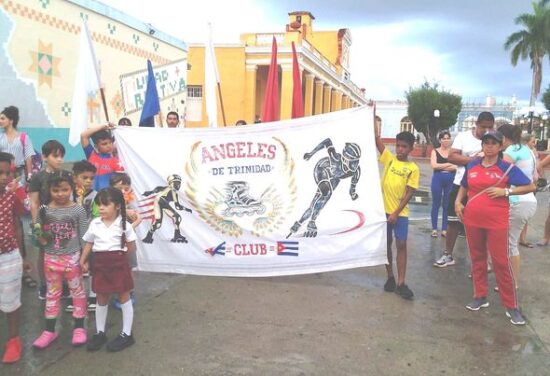 Los Ángeles de Trinidad, proyecto de masificación del patinaje en la Villa.