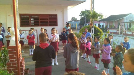 En cada municipio y colectivo pioneril se realizó esta actividad de cara a los comicios. Foto: Facebook.