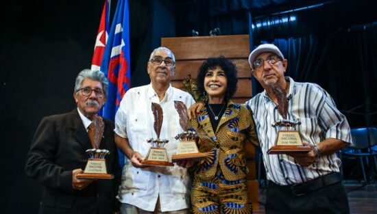 Premiados por la obra de la vida. Foto: Abel Padrón Padilla/ Cubadebate