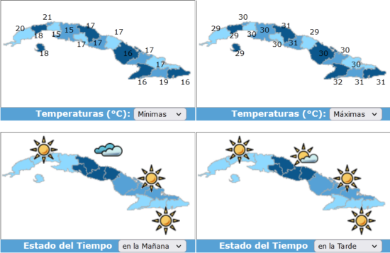 Fotos: Instituto de Meteorología de Cuba (INSMET).