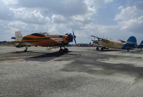 Las naves M-18 acumularon más de 130 vuelos a la zona del incendio forestal.