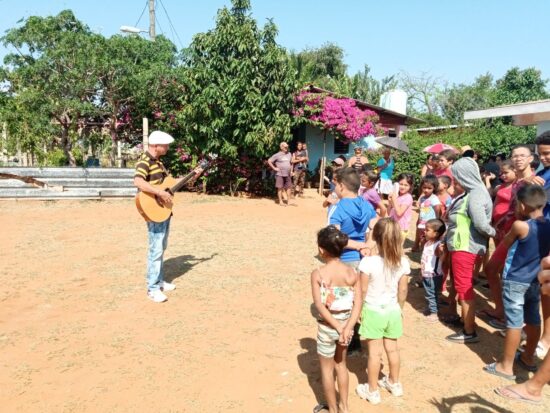 La música acompañó la apertura de estas instalaciones en la comunidad rural trinitaria de Manuel Sanguily.