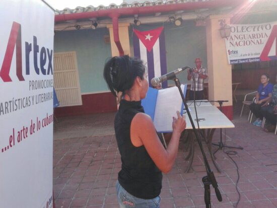 La convocatoria al Primero de Mayo fue dada a conocer en la sede de la Sucursal ARTEX Sancti Spíritus, radicada en Trinidad. Fotos: Alipio Martínez Romero/Radio Trinidad Digital.