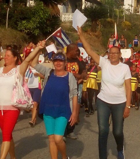 Acto en Condado, Trinidad, por el Primero de Mayo 2023.