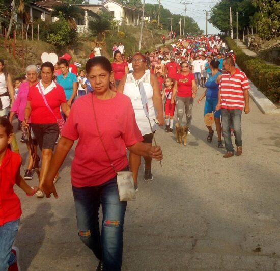 Acto en Condado, Trinidad, por el Primero de Mayo 2023.