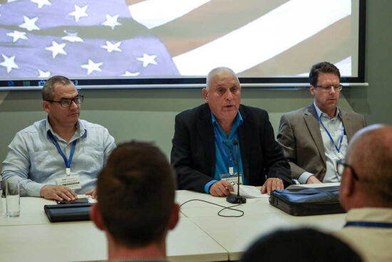 Frank Castañeda, presidente del Grupo Agrícola de Cuba, durante su intervención en la IV Conferencia Agrícola EE.UU-Cuba.