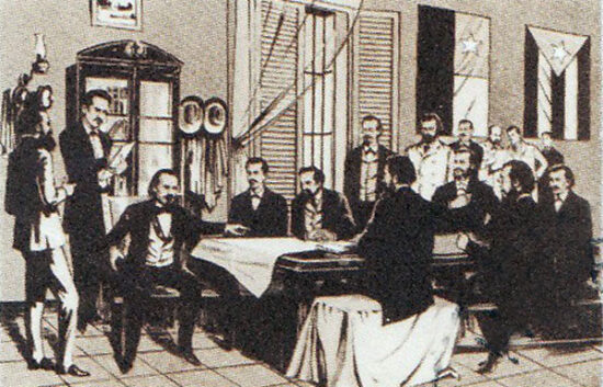 En Guáimaro se reunieron, por primera vez, representantes de todas las regiones levantadas contra la metrópoli.
