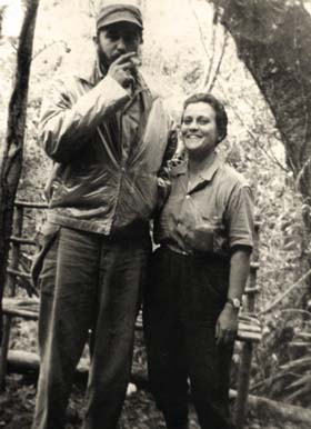 Instantánea de Fidel y Pastorita Núñez. Foto: Archivo.