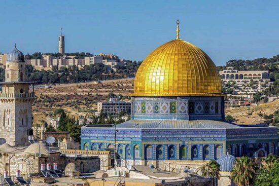 Mezquita de Al Aqsa, en la zona ocupada Jerusalén Este, es sitio de frecuentes provocaciones y ataques israelíes. Foto: Prensa Latina.