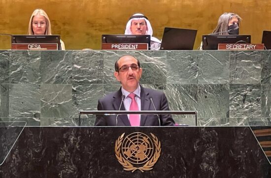 Bassam Sabbagh, representante permanente de Siria ante la ONU. Foto: Prensa Latina.