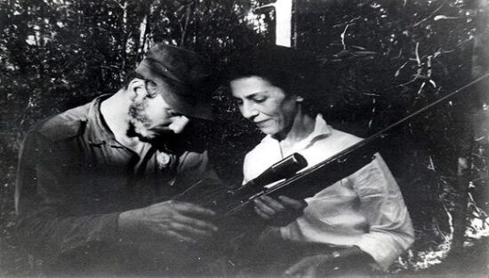 Celia y Fidel. Foto: Archivo.