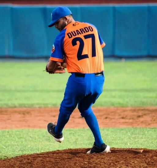 Yanielquis Duardo, a solo un juego de su mejor actuación de por vida como apagafuegos de la pelota cubana.