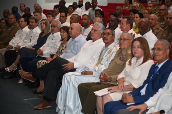 Díaz-Canel asistió al acto por el aniversario 50 de la fundación del Frente Polisario. Foto: PL.