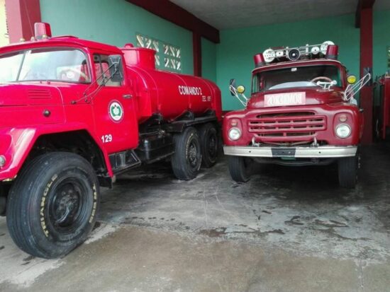 Lista la técnica necesaria para combatir incendios. Foto: Alipio Martínez Romero/Radio Trinidad Digital.