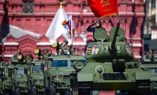 Estuvieron en el desfile efectivos que participaron en los combates en el marco del operativo militar en Ucrania. Foto: Cubasí.