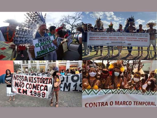 Los pueblos originarios reclaman sus derechos en Brasil. Fotos: Prensa Latina.