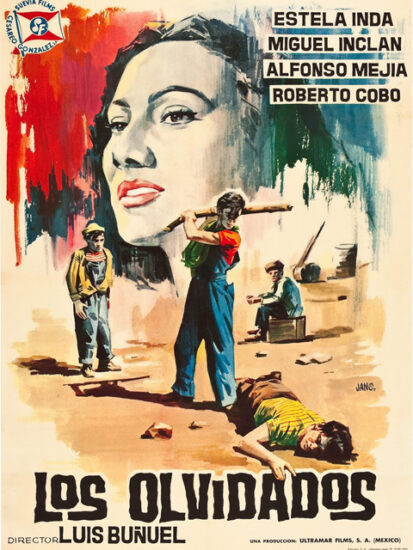 Cartel del filme “Los Olvidados”, de Luis Buñuel. Foto: Internet.