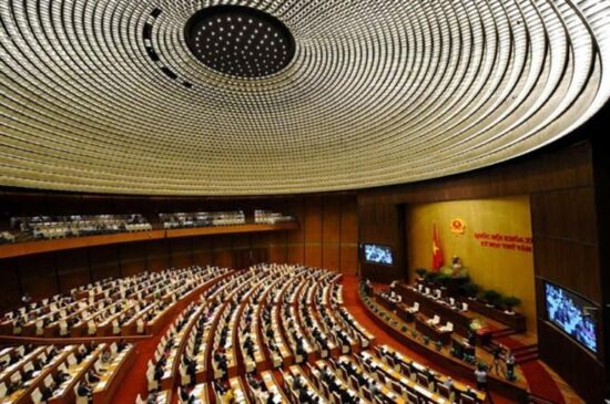 Quinto período ordinario de sesiones de la XV Legislatura del Parlamento de Vietnam. Foto: Prensa Latina.