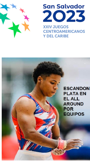 Escandón, medalla de plata en el all around por equipos.