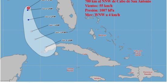 Foto: Imagen del Instituto de Meteorología de Cuba.