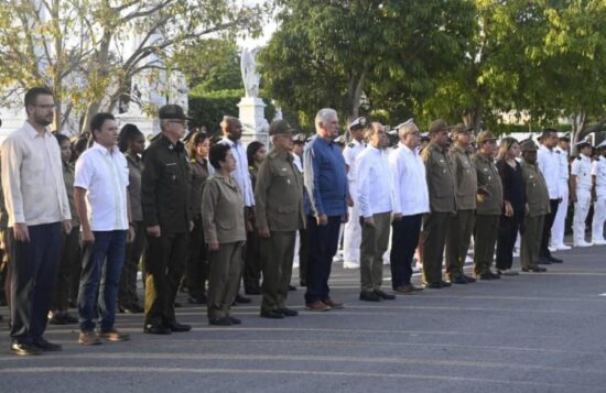 Ceremonia de homenaje a Máximo Gómez.