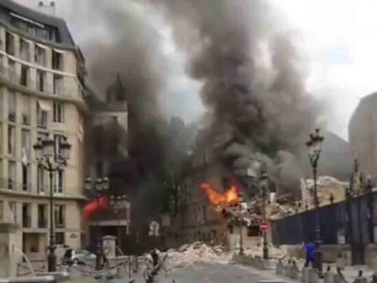 Explosión en París bajo investigación. Foto: Prensa Latina.