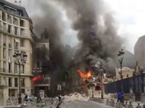 Explosión en París bajo investigación. Foto: Prensa Latina.