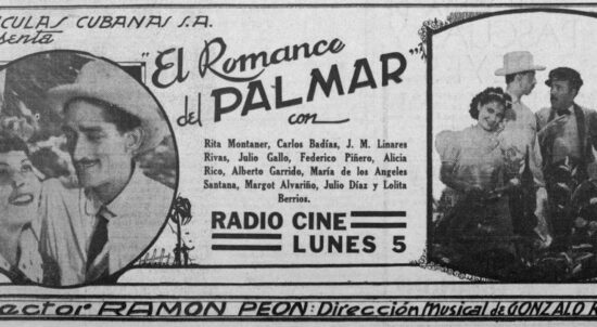 Filme cubano “Romance en el palmar”. Foto: Internet.