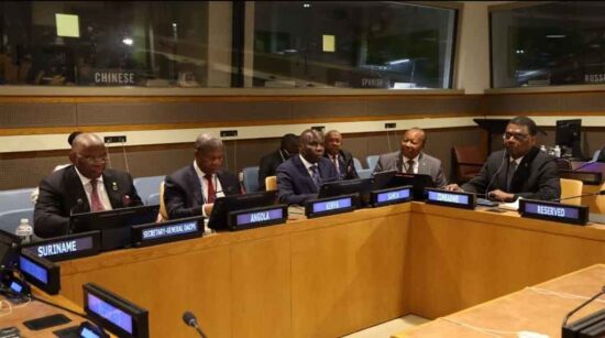 Troika de la Organización de Estados de África, el Caribe y el Pacífico (OEACP) en la ONU. Foto: Prensa Latina.