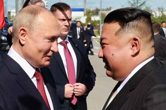 Vladimir Putin y Kim Jong Un. Foto: Prensa Latina.