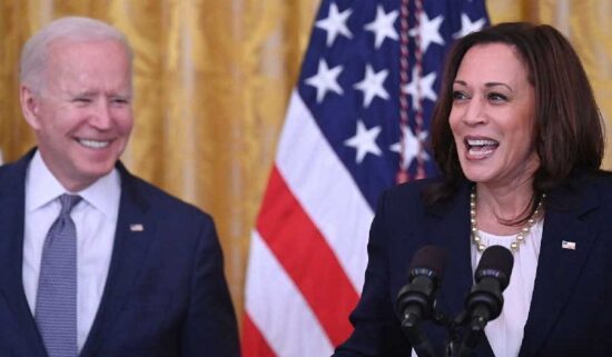 El presidente de EE.UU., Joe Biden con su vicepresidenta Kamala Harris. Foto: Internet.